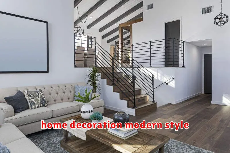 home decoration modern style