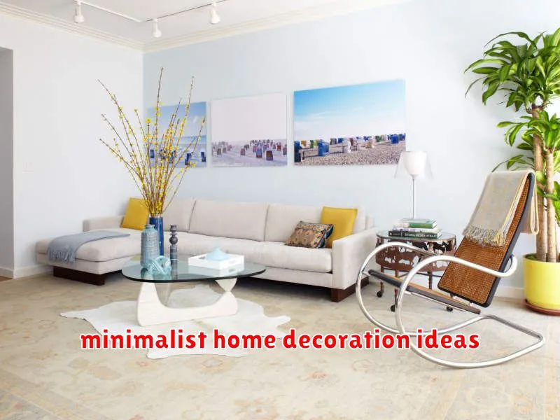 minimalist home decoration ideas
