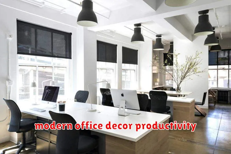 modern office decor productivity
