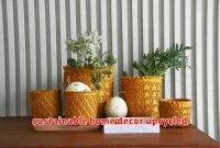 sustainable home decor upcycled